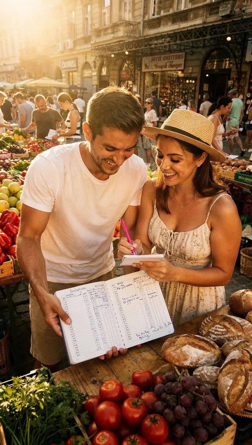 Kézzel írt pénzügyi jegyzetek egy asztalon, amelyek a bevételek és kiadások pontos vezetését támogatják.